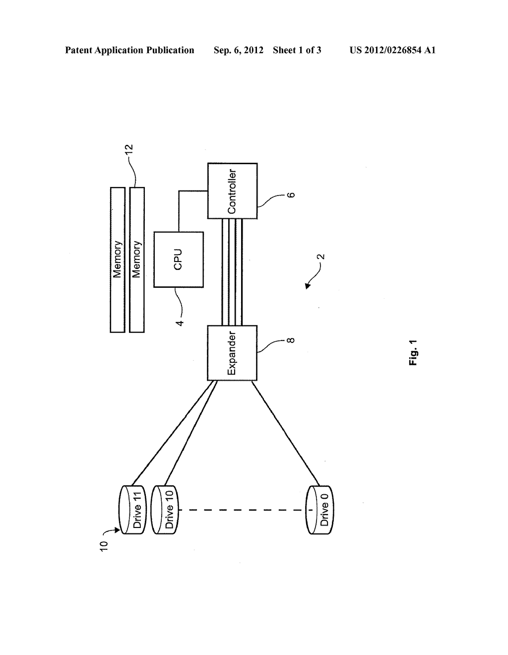 STORAGE SYSTEM AND A METHOD OF CONTROL OF A STORAGE SYSTEM - diagram, schematic, and image 02