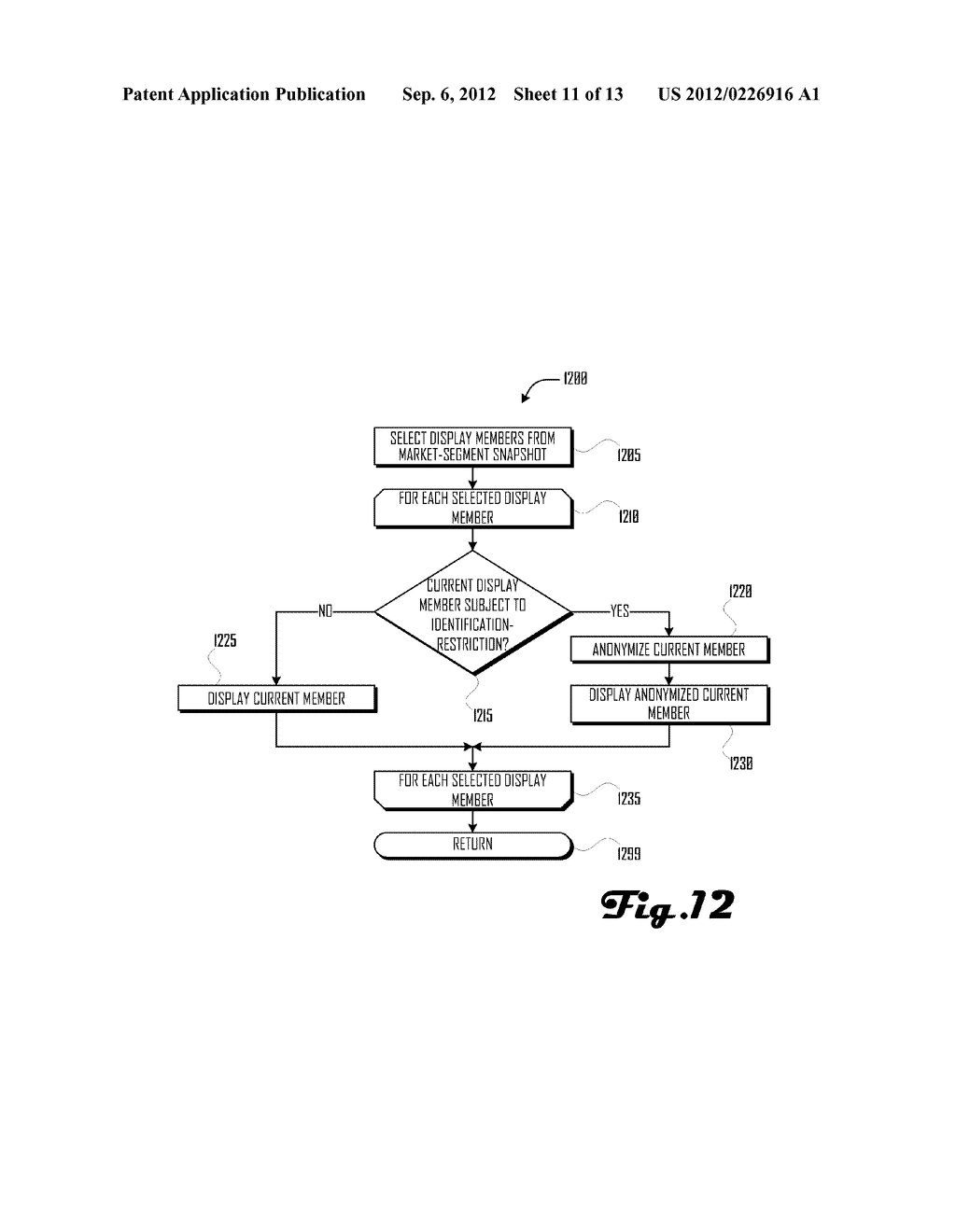 PROTECTED HEALTH CARE DATA MARKETING SYSTEM AND METHOD - diagram, schematic, and image 12