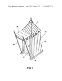 Covering for a Series of Associated Portable Toilet Structures diagram and image