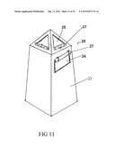 Covering for a Series of Associated Portable Toilet Structures diagram and image