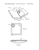 PILLOW HAVING A WORK SURFACE diagram and image