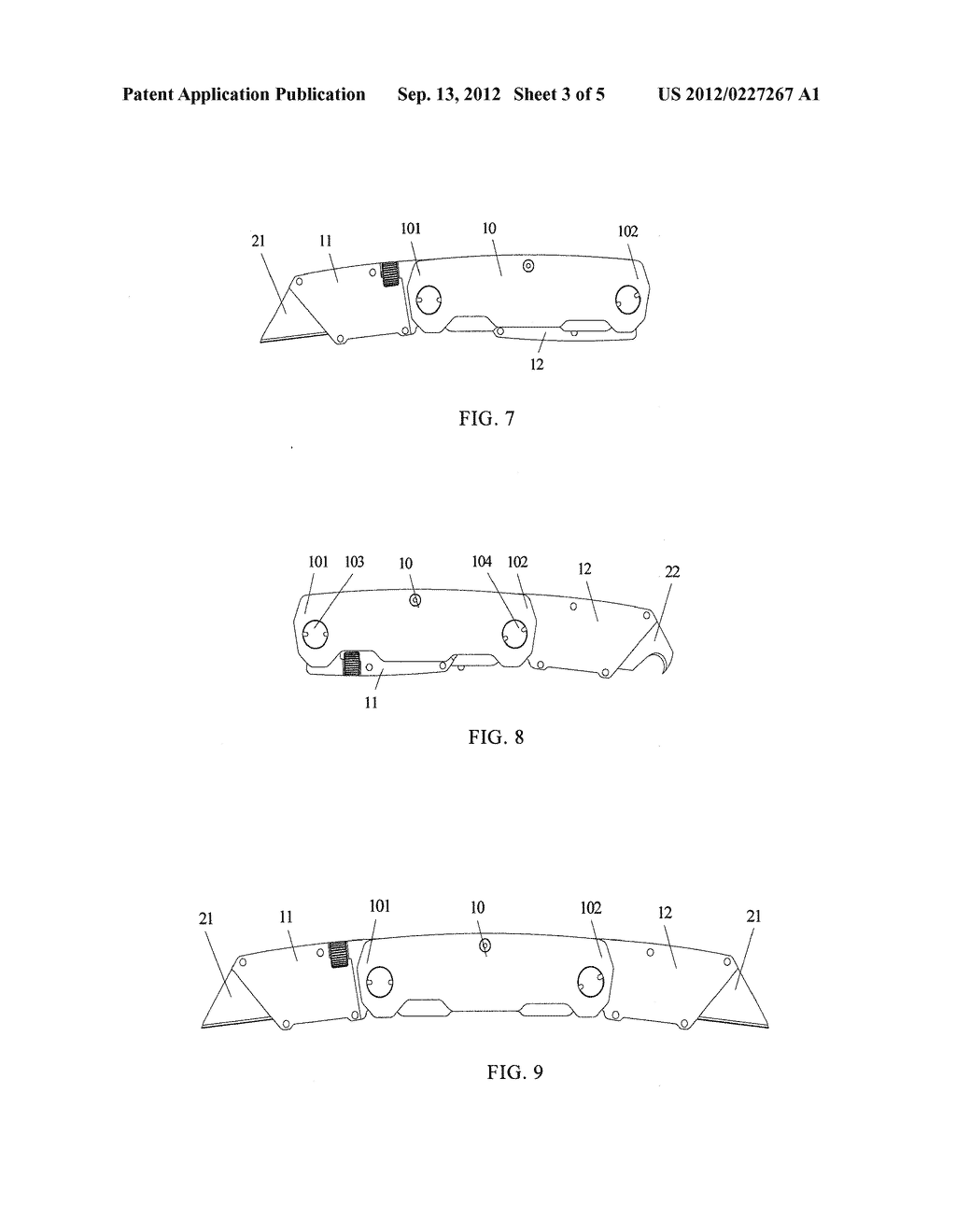 DOUBLE-ENDED HAND KNIFE - diagram, schematic, and image 04