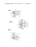 Devices for Anchoring Stone Facing Elements Comprising Retaining Members     Pressing Against the Wall diagram and image