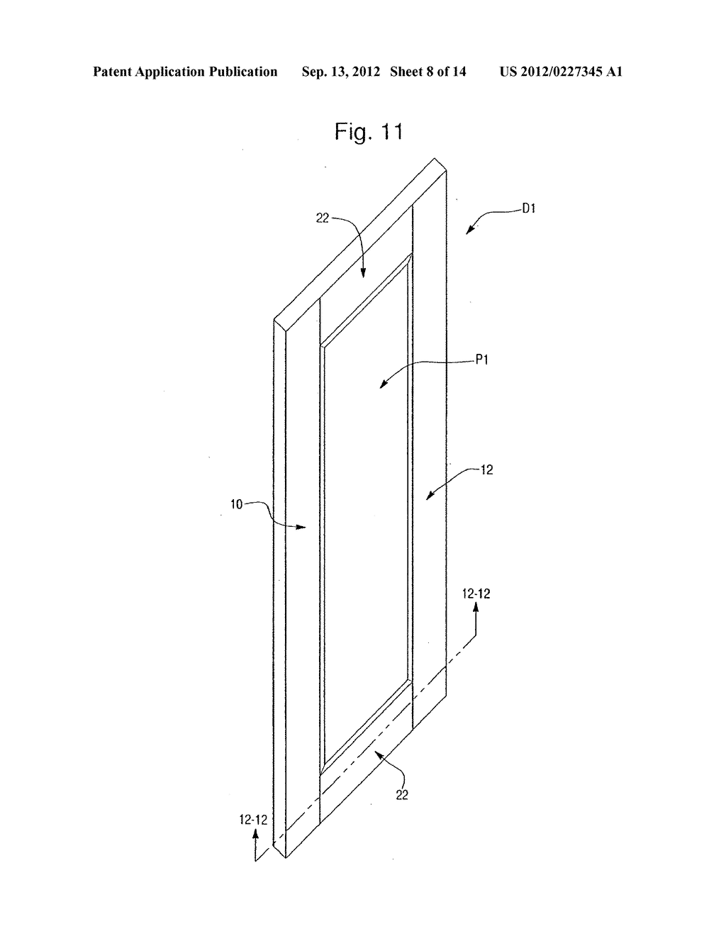 UNIVERSAL DOOR SKIN BLANK, METHOD OF MANUFACTURING A DOOR PRODUCED     THEREWITH, AND DOOR PRODUCED THEREFROM - diagram, schematic, and image 09