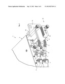 FILTER SYSTEM FOR CLEANING THE AIR OF AN ENCLOSURE TO BE VENTILATED,     ESPECIALLY FOR FIBER-OPTIC EQUIPMENT diagram and image