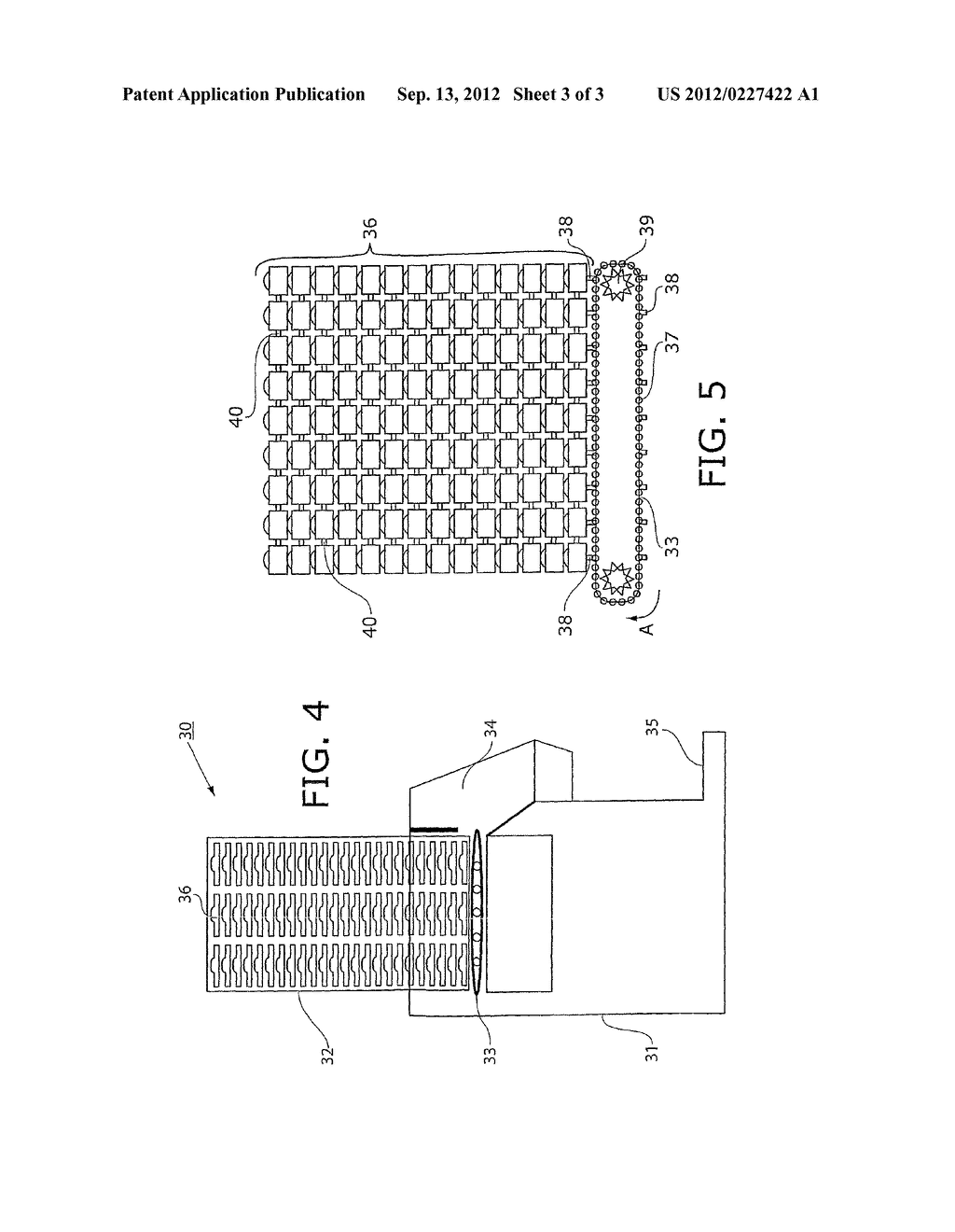 DEVICE AND A METHOD FOR MAKING ICE CUBES AND A METERING DEVICE FOR ICE     CUBES - diagram, schematic, and image 04