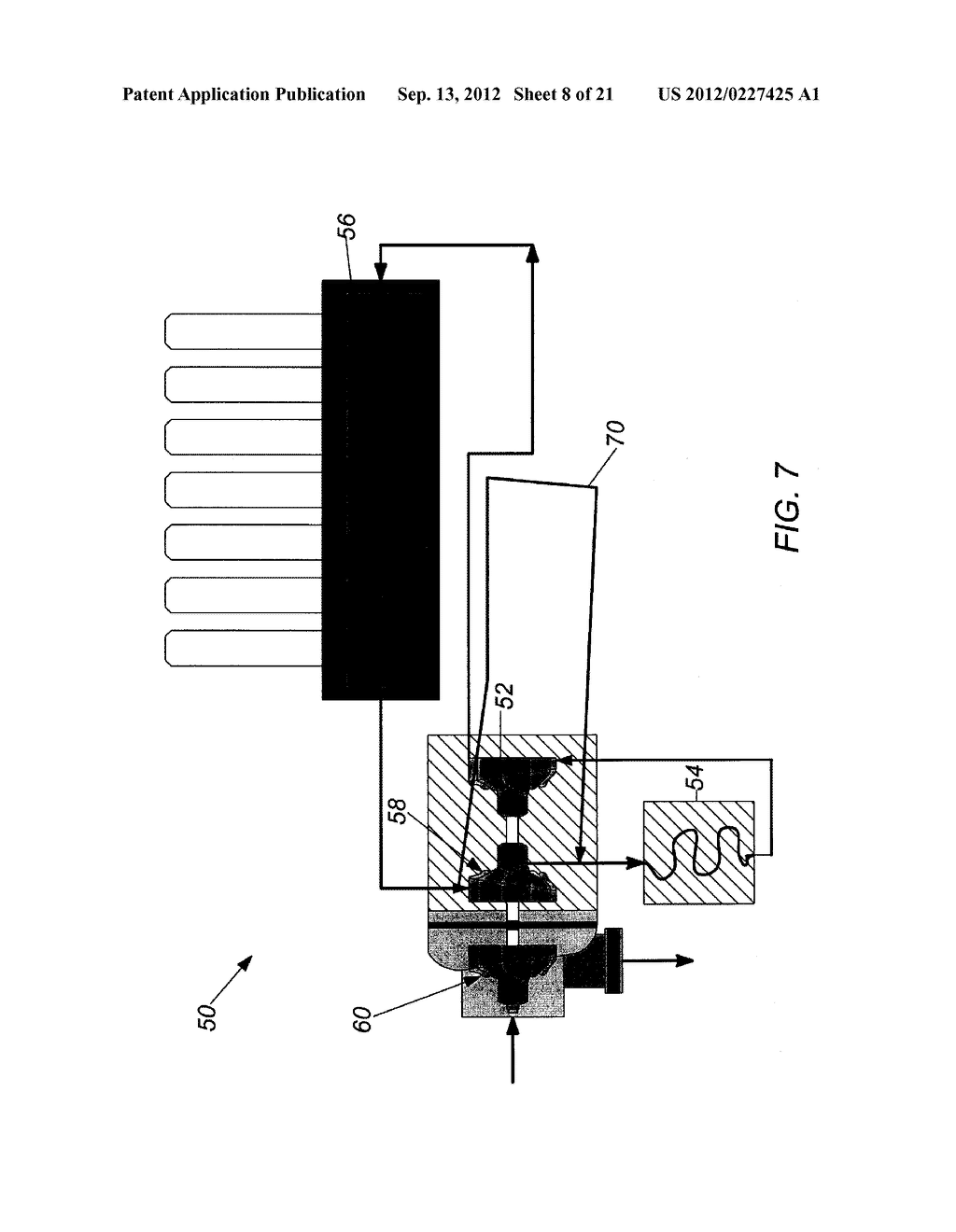 Solar turbo pump - hybrid heating-air conditioning and method of operation - diagram, schematic, and image 09