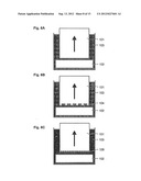 STAMP WITH DRAINAGE CHANNELS FOR TRANSFERRING A PATTERN IN THE PRESENCE OF     A THIRD MEDIUM diagram and image