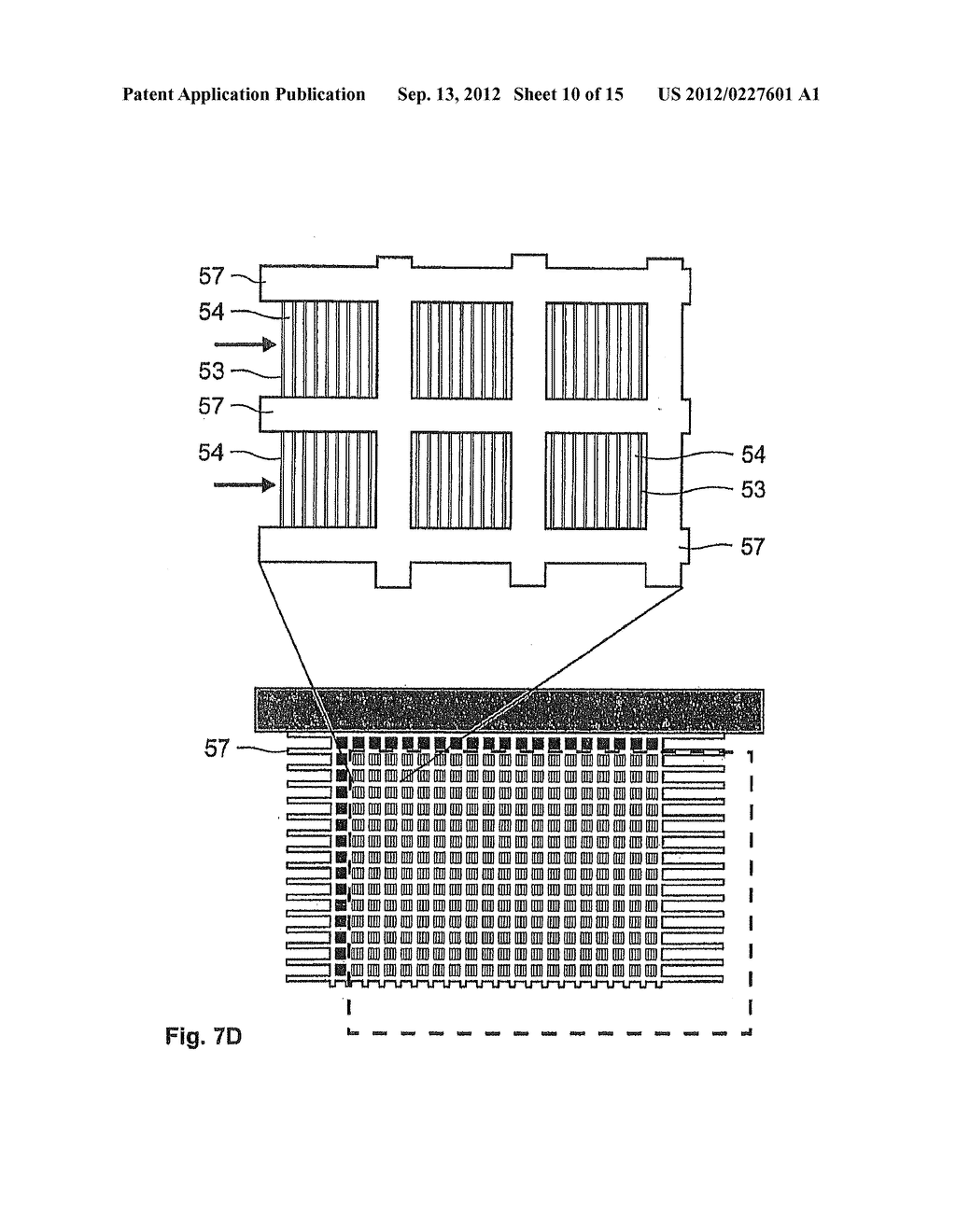 STAMP WITH DRAINAGE CHANNELS FOR TRANSFERRING A PATTERN IN THE PRESENCE OF     A THIRD MEDIUM - diagram, schematic, and image 11