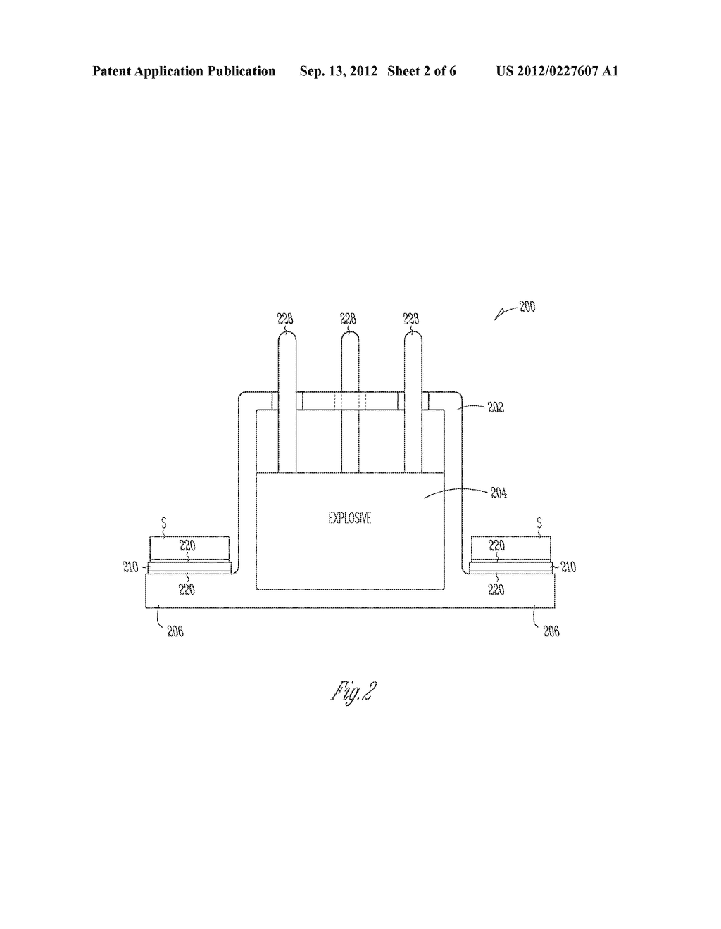 SHOCK DAMPENED EXPLOSIVE INITIATOR ASSEMBLY AND METHOD FOR DAMPENING SHOCK     WITHIN A DELIVERY VEHICLE - diagram, schematic, and image 03