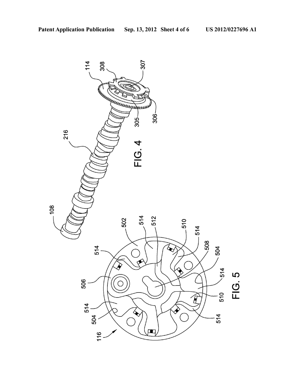 Apparatus for sensing cam phaser position - diagram, schematic, and image 05