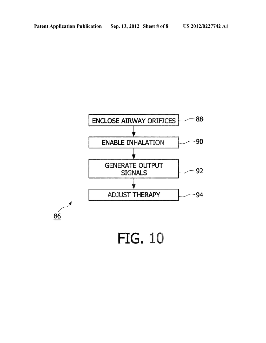 SYSTEM, METHOD AND RESPIRATION APPLIANCE FOR SUPPORTING THE AIRWAY OF A     SUBJECT - diagram, schematic, and image 09