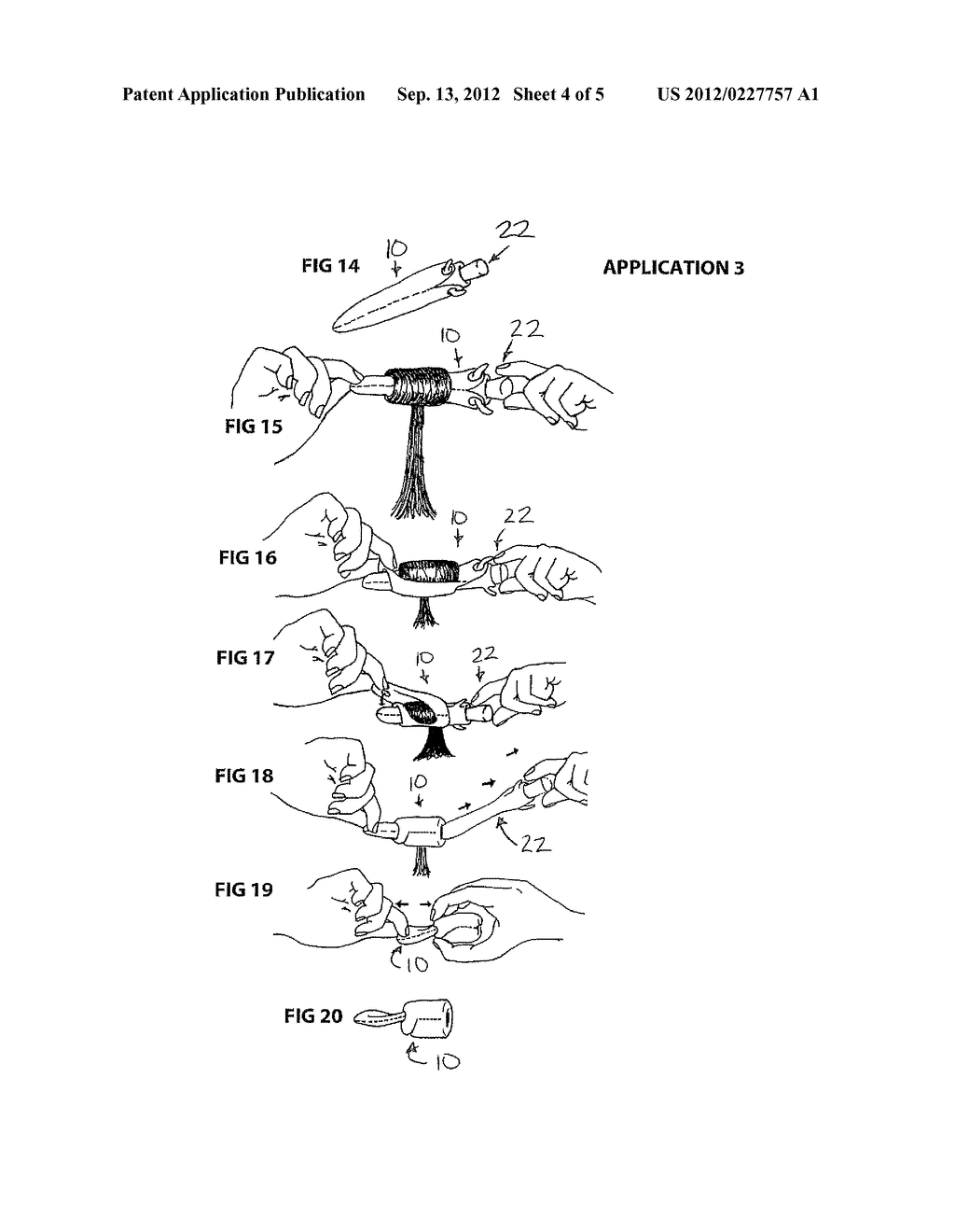 Finger Sleeve Hair Curler Tool and Method - diagram, schematic, and image 05