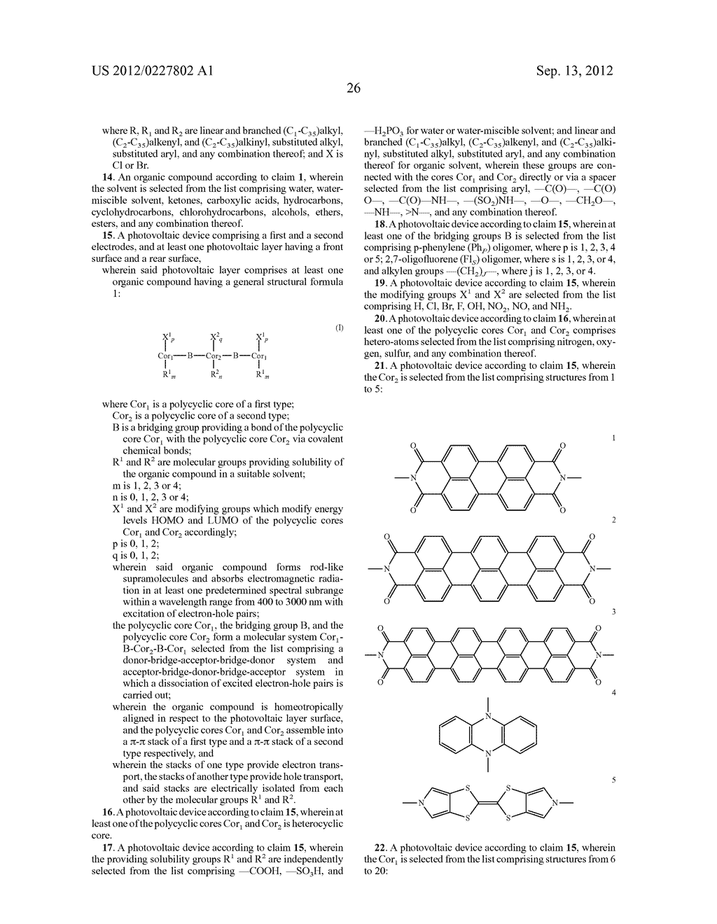 ORGANIC COMPOUND AND PHOTOVOLTAIC DEVICE COMPRISING THE SAME - diagram, schematic, and image 30