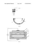 Process for coupling a polymeric component to a metal component forming     part of or a biomedical joint prosthesis diagram and image