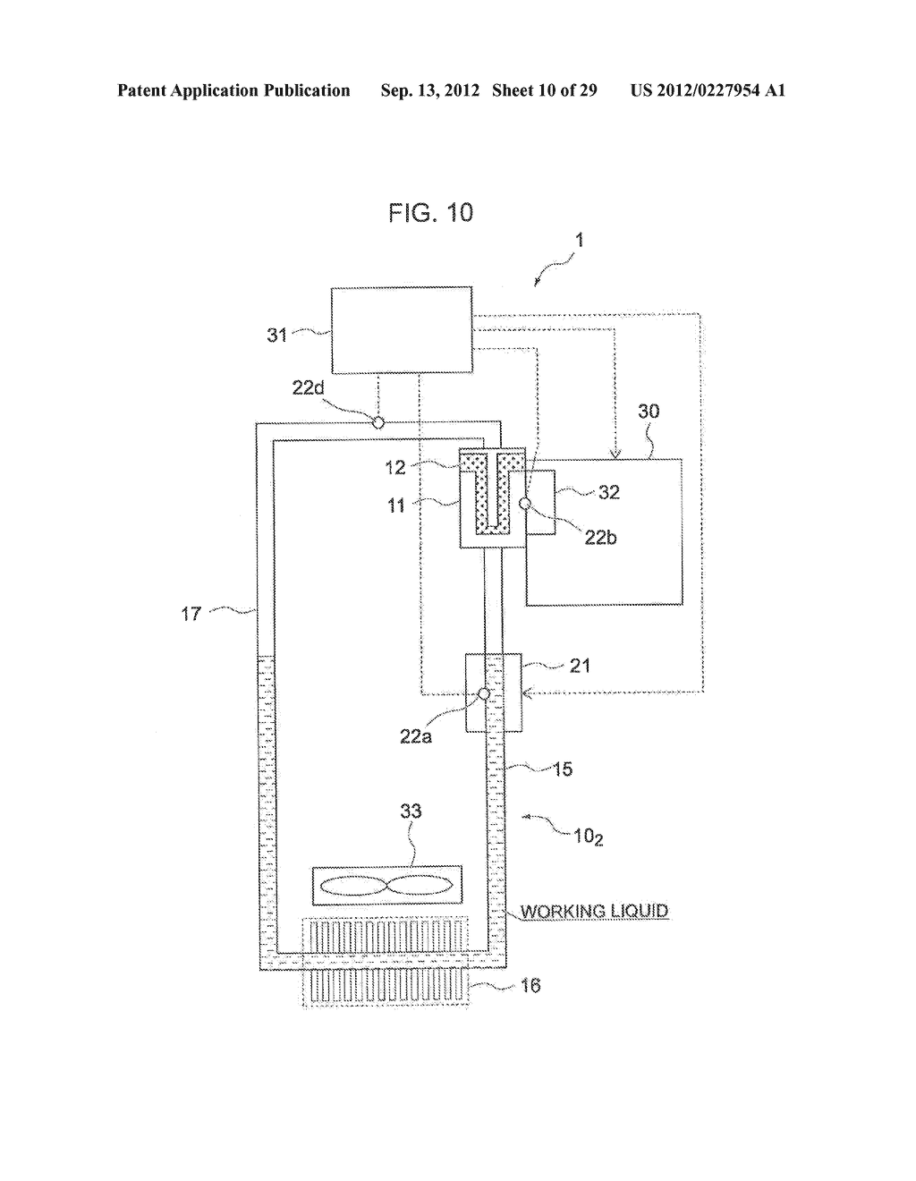 LOOP HEAT PIPE SYSTEM AND INFORMATION PROCESSING APPARATUS - diagram, schematic, and image 11