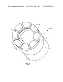 FIBER-CONTAINING DIAMOND-IMPREGNATED CUTTING TOOLS AND METHODS OF FORMING     AND USING SAME diagram and image