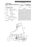 INLINE SKATE INCLUDING A WHEEL-DRIVING UNIT diagram and image