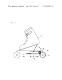 INLINE SKATE INCLUDING A WHEEL-DRIVING UNIT diagram and image