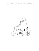 INLINE SKATE INCLUDING A WHEEL-DRIVING UNIT diagram and image