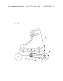 INLINE SKATE INCLUDING A WHEEL-DRIVING UNIT diagram and image