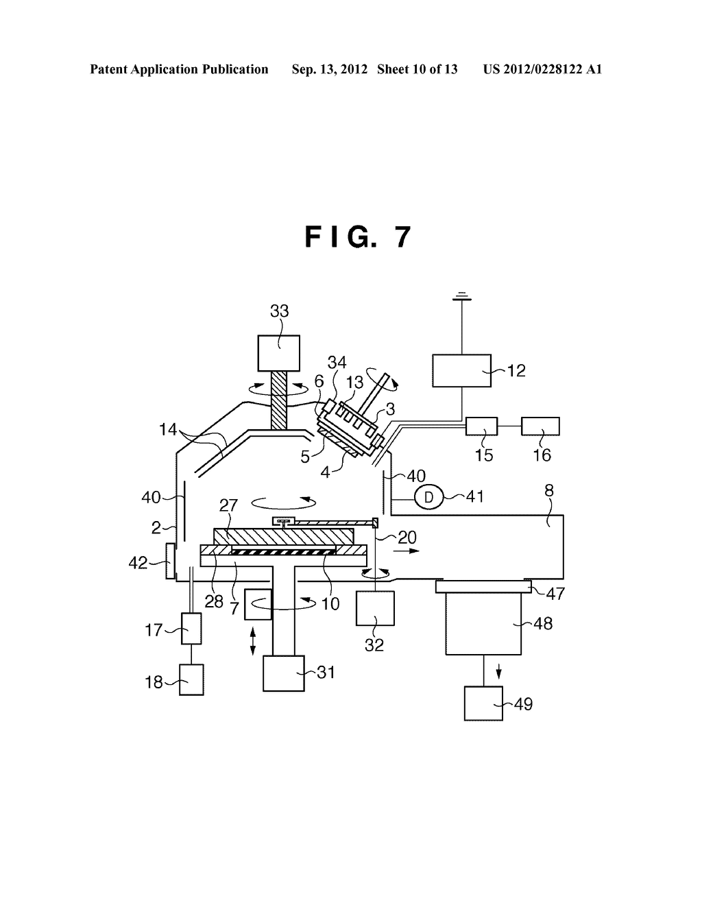 SPUTTERING APPARATUS AND ELECTRONIC DEVICE MANUFACTURING METHOD - diagram, schematic, and image 11