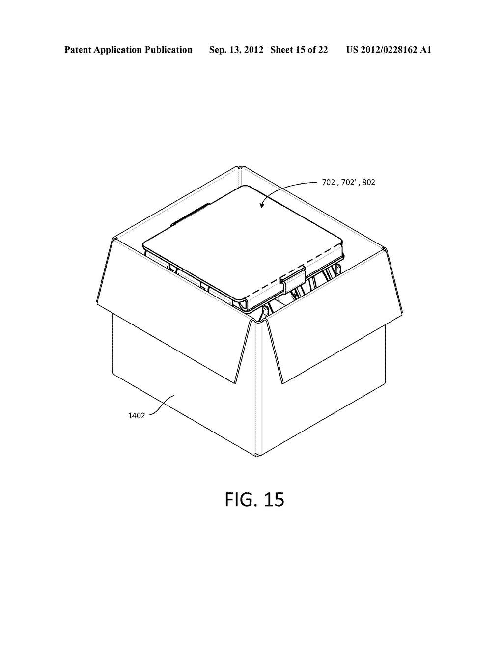 METHOD OF PACKAGING AND PACKAGE OF FIXED-TEMPLE EYEWEAR - diagram, schematic, and image 16