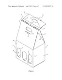 Slender Wine Bottle Carrying Box diagram and image