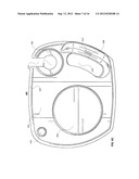 Food Tray With Non-Slip Inserts diagram and image