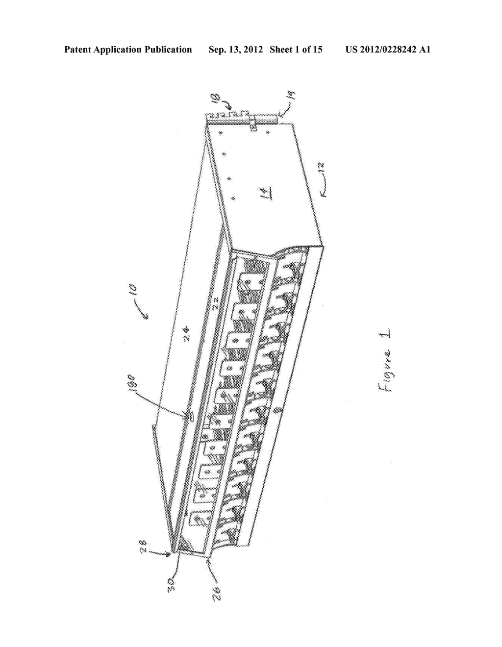 SECURITY SHELVING APPARATUS AND METHOD FOR SECURELY STORING AND/OR     DISPENSING RETAIL ARTICLES - diagram, schematic, and image 02