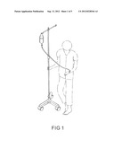 PORTABLE DRIP BOTTLE/BAG STAND CARRIAGE STRAP diagram and image