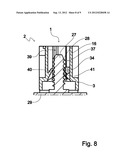 FASTENING DEVICE AND ATTACHMENT PART HAVING A FASTENING DEVICE diagram and image