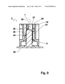 FASTENING DEVICE AND ATTACHMENT PART HAVING A FASTENING DEVICE diagram and image