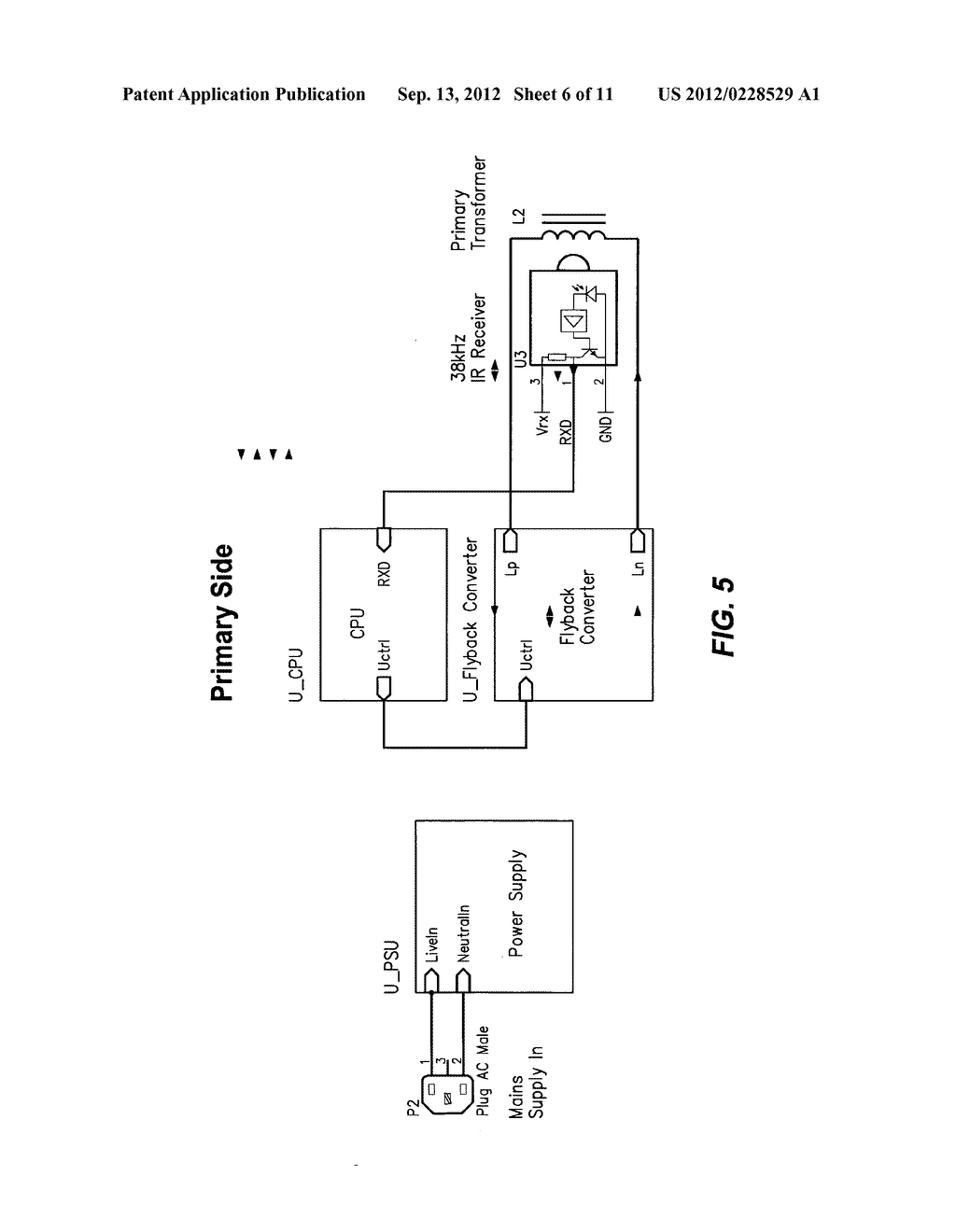 CONTACTLESS COUPLING AND METHOD FOR USE WITH AN ELECTRICAL APPLIANCE - diagram, schematic, and image 07