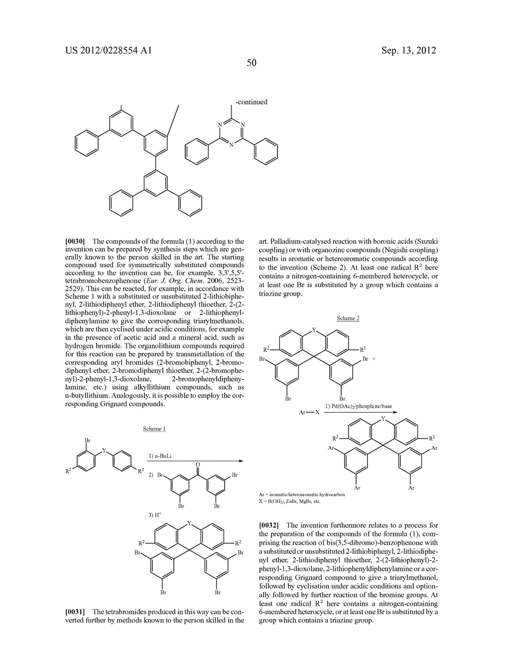 MATERIALS FOR ORGANIC ELECTROLUMINESCENT DEVICES - diagram, schematic, and image 52