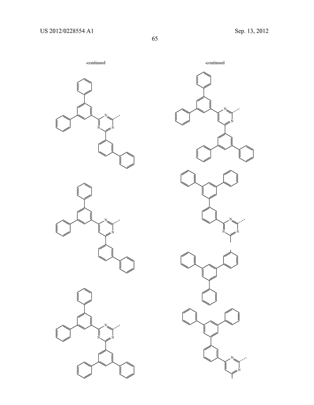 MATERIALS FOR ORGANIC ELECTROLUMINESCENT DEVICES - diagram, schematic, and image 67