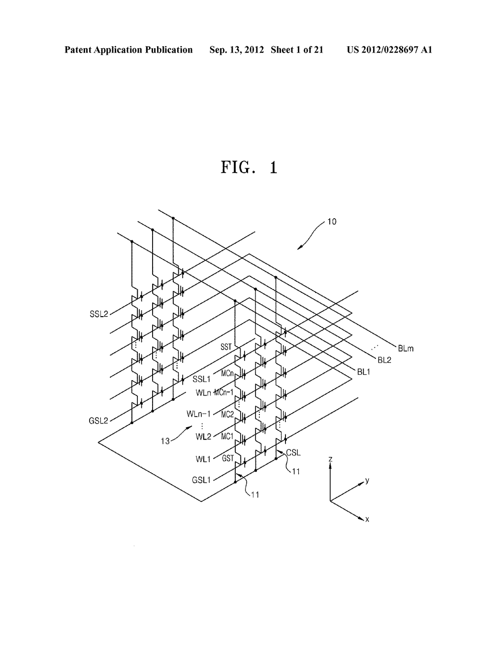 NONVOLATILE MEMORY DEVICE AND METHOD OF MANUFACTURING THE SAME - diagram, schematic, and image 02