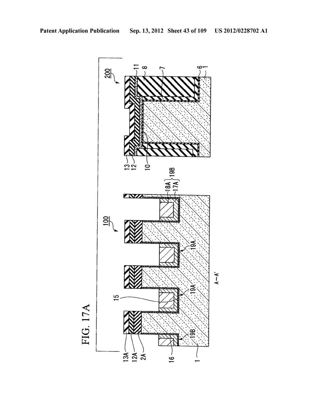 SEMICONDUCTOR DEVICE AND METHOD OF FORMING THE SAME - diagram, schematic, and image 44