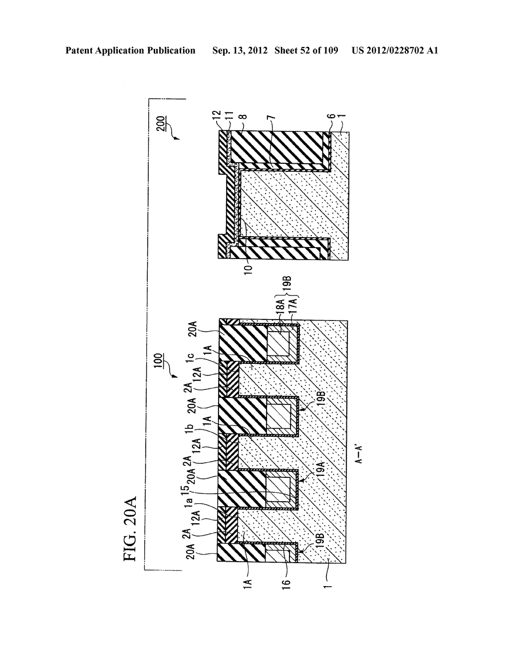 SEMICONDUCTOR DEVICE AND METHOD OF FORMING THE SAME - diagram, schematic, and image 53