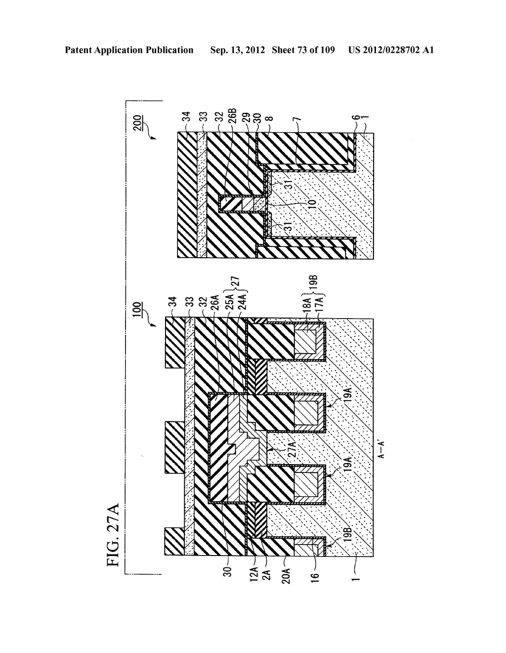 SEMICONDUCTOR DEVICE AND METHOD OF FORMING THE SAME - diagram, schematic, and image 74