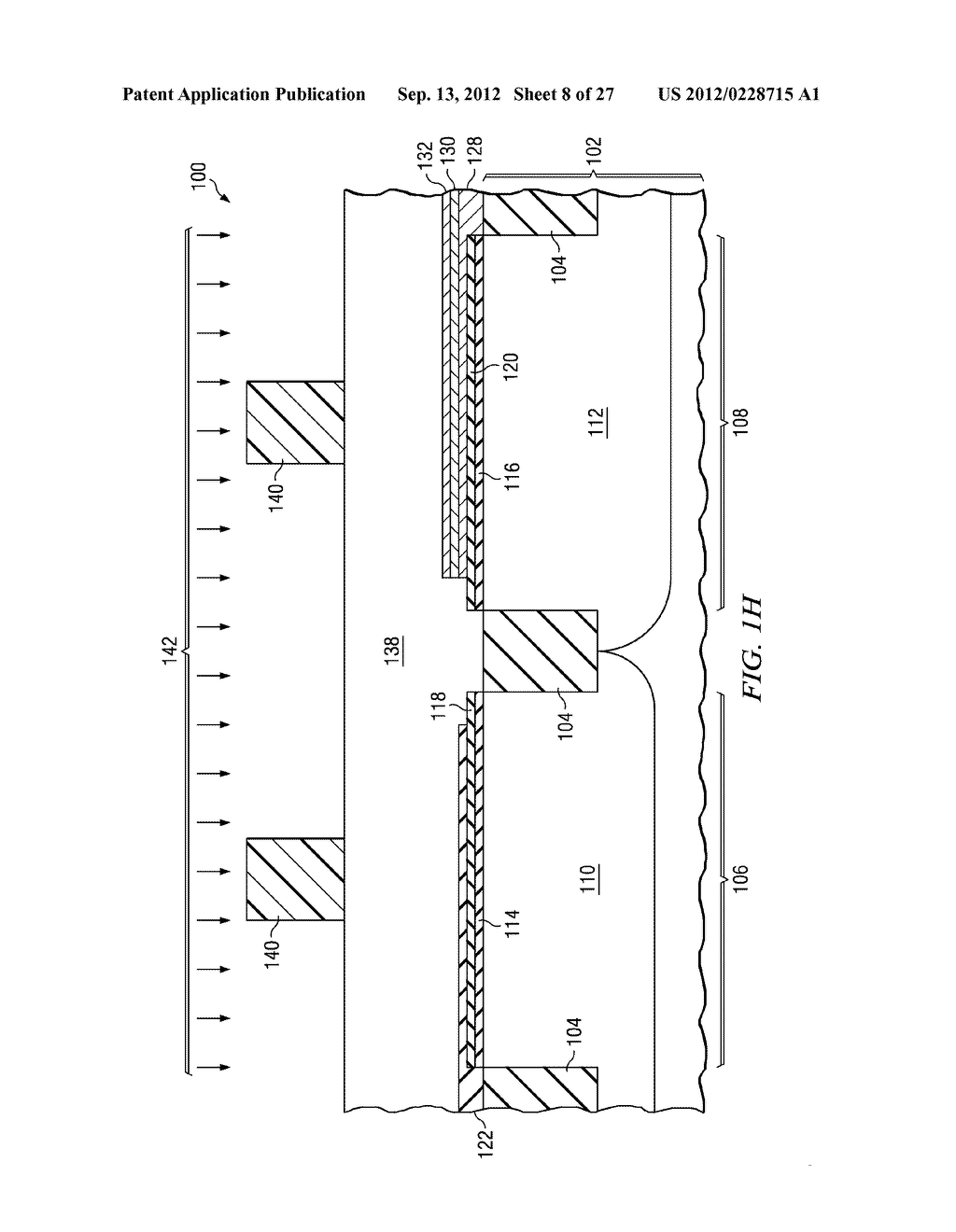 ENGINEERED OXYGEN PROFILE IN METAL GATE ELECTRODE AND NITRIDED HIGH-K GATE     DIELECTRICS STRUCTURE FOR HIGH PERFORMANCE PMOS DEVICES - diagram, schematic, and image 09