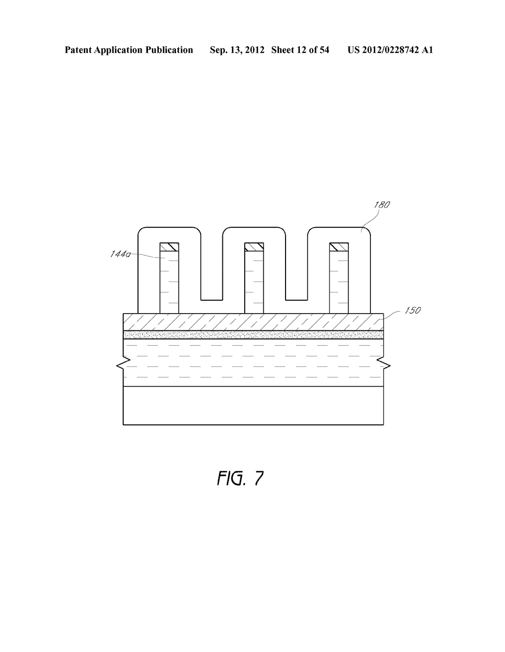 METHODS FOR FORMING ARRAYS OF SMALL, CLOSELY SPACED FEATURES - diagram, schematic, and image 13