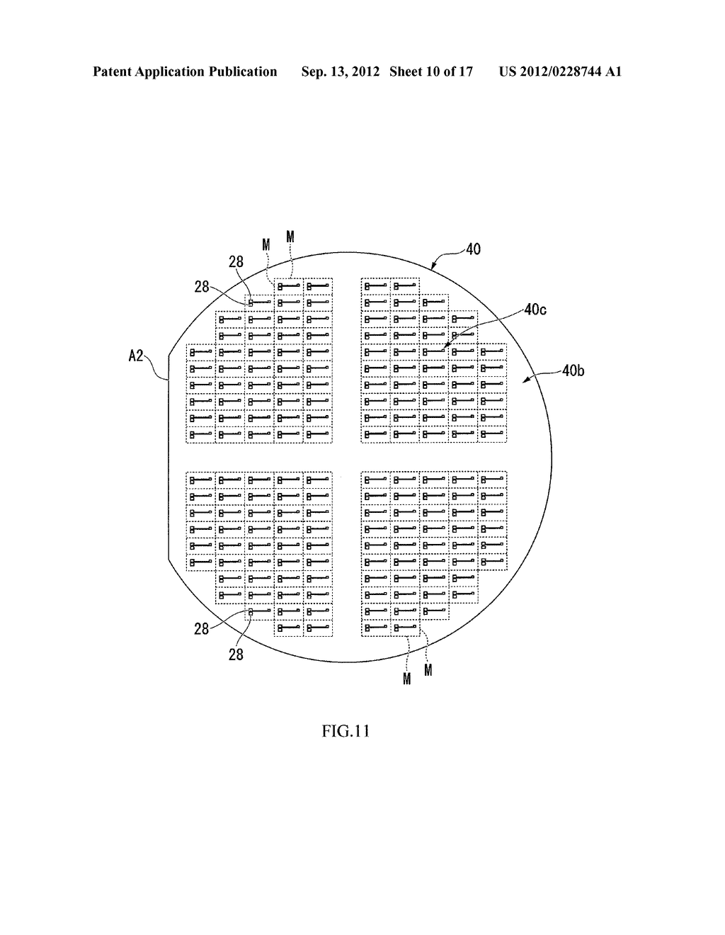 WAFER AND METHOD OF MANUFACTURING PACKAGE PRODUCT - diagram, schematic, and image 11