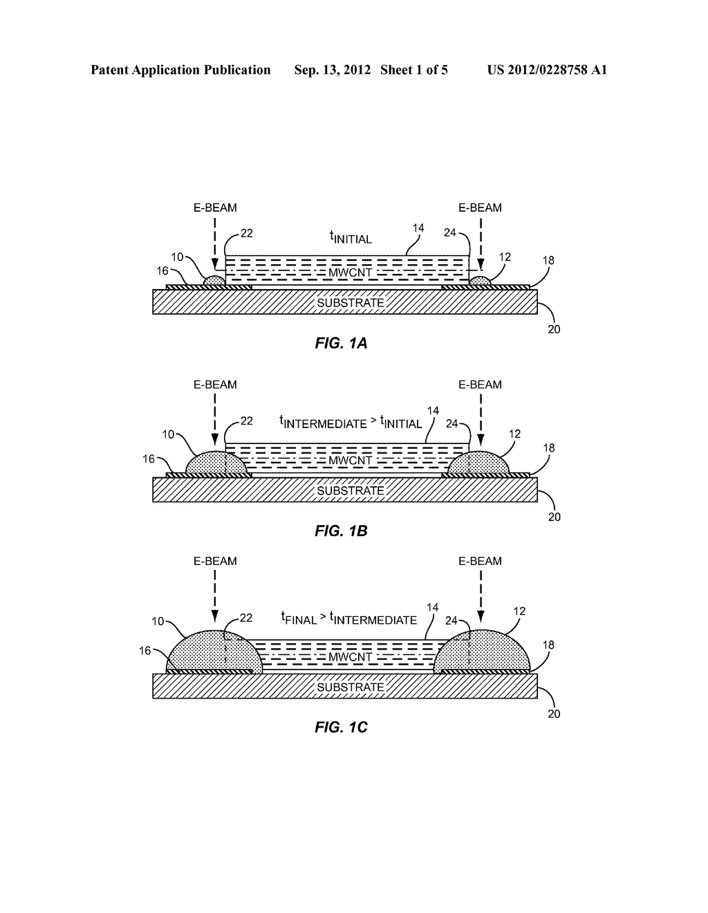 ELECTRON BEAM INDUCED DEPOSITION OF INTERFACE TO CARBON NANOTUBE - diagram, schematic, and image 02