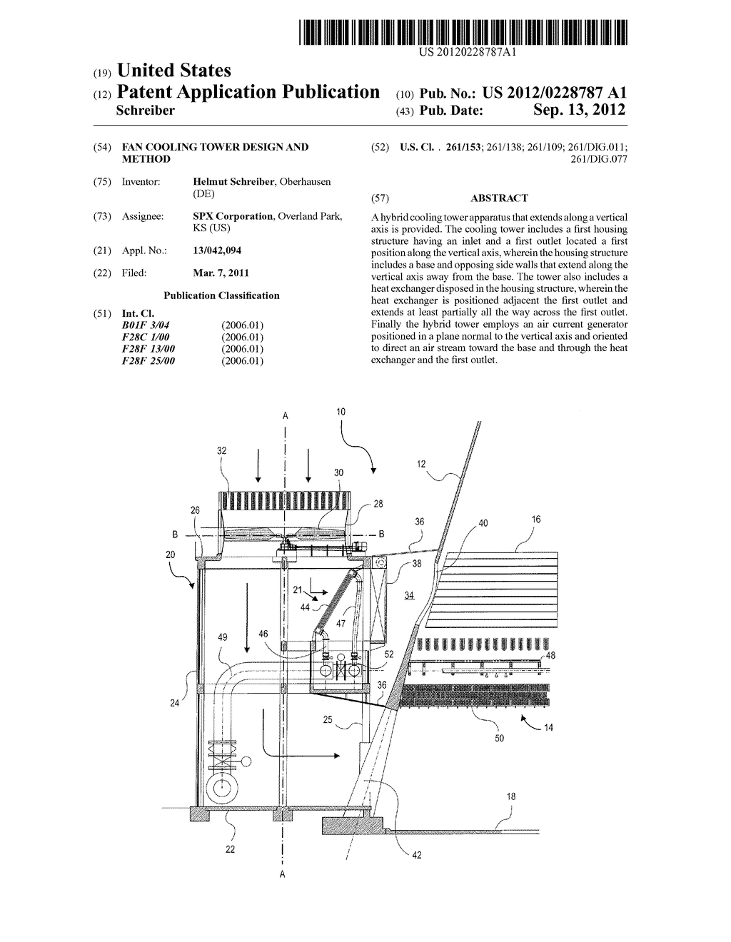 FAN COOLING TOWER DESIGN AND METHOD - diagram, schematic, and image 01