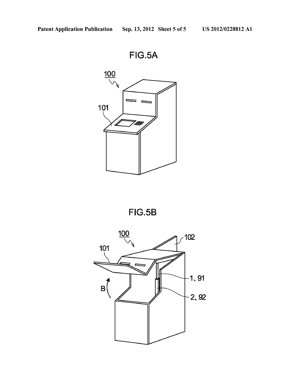 COVER OPENING-AND-CLOSING SUPPORT MECHANISM EMPLOYING GAS SPRING, AND     AUTOMATIC TRANSACTION APPARATUS - diagram, schematic, and image 06