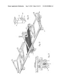 Mobile cart for metal decking sheets diagram and image