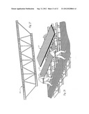 Mobile cart for metal decking sheets diagram and image