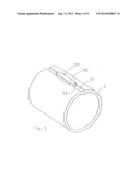 WHEEL AXLE SUSPENSION HAVING CLAMP BODIES WITH A PROTRUSION FOR ATTACHING     AN INDENTED TUBULAR AXLE TO TRAILING ARMS diagram and image