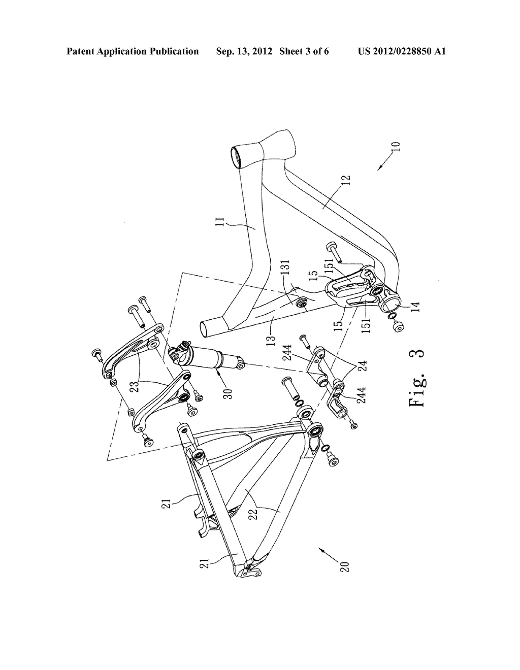 REAR SUSPENSION SYSTEM FOR BICYCLES - diagram, schematic, and image 04